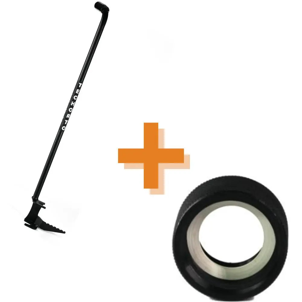 Kit Ortolano TechOrto: Piantacanne in acciaio e raccordo industriale da 1 pollice e 1/2. Attrezzatura professionale per grandi impianti d'irrigazione.