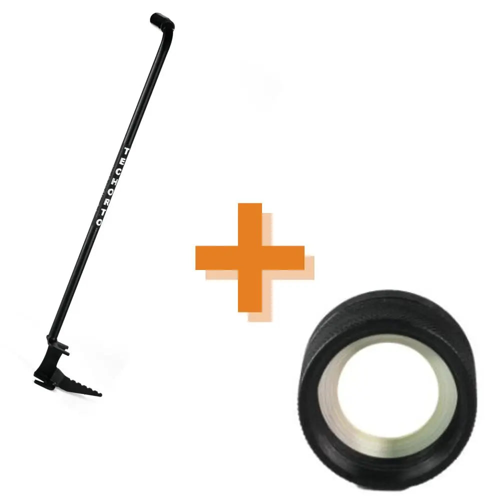 Kit Ortolano TechOrto: Piantacanne professionale e raccordo maxi da 2 pollici per massima portata d'acqua. Il kit definitivo per l'orto professionale.