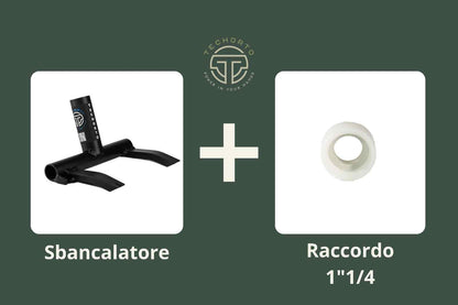Kit Recupera & Irriga TechOrto con Sbancalatore e Raccordo 1" 1/4 bianco