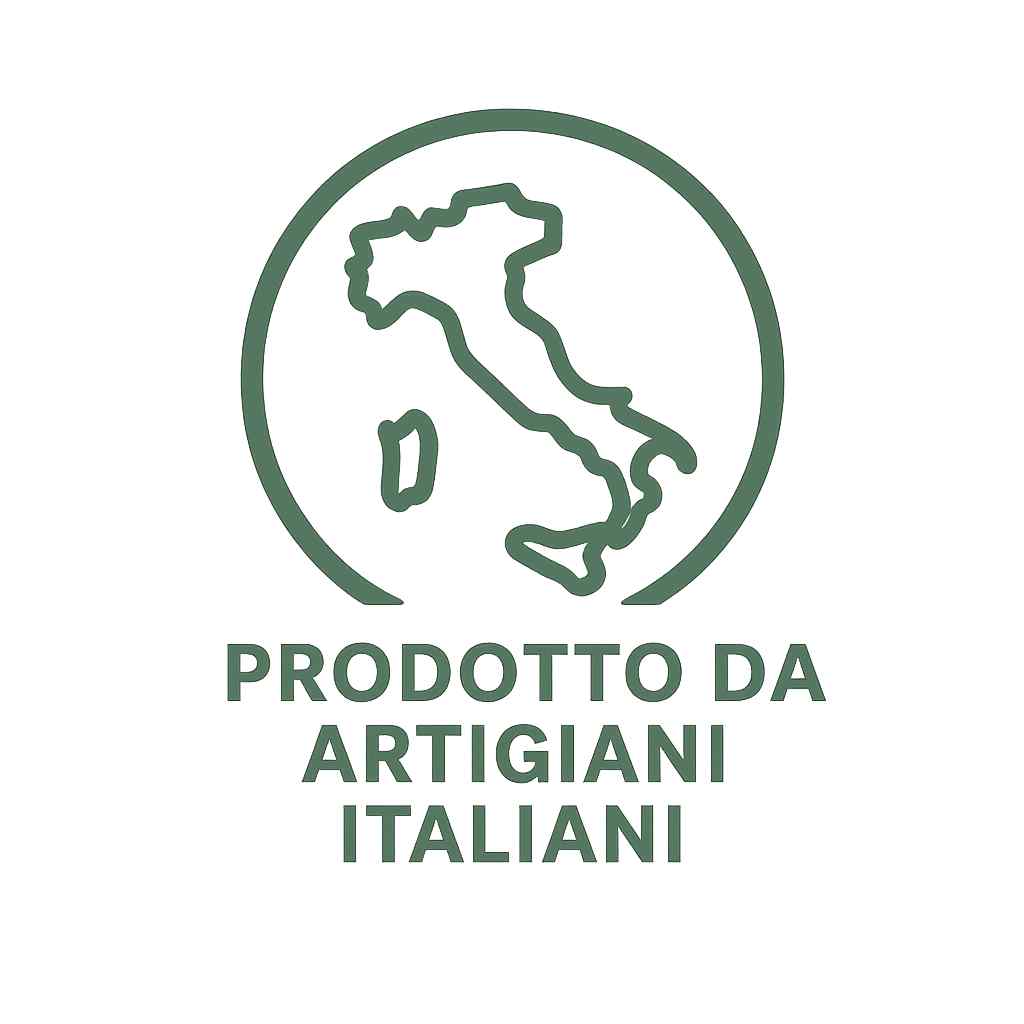 Icona TechOrto che indica prodotti Made in Italy, robusti e curati nei dettagli.