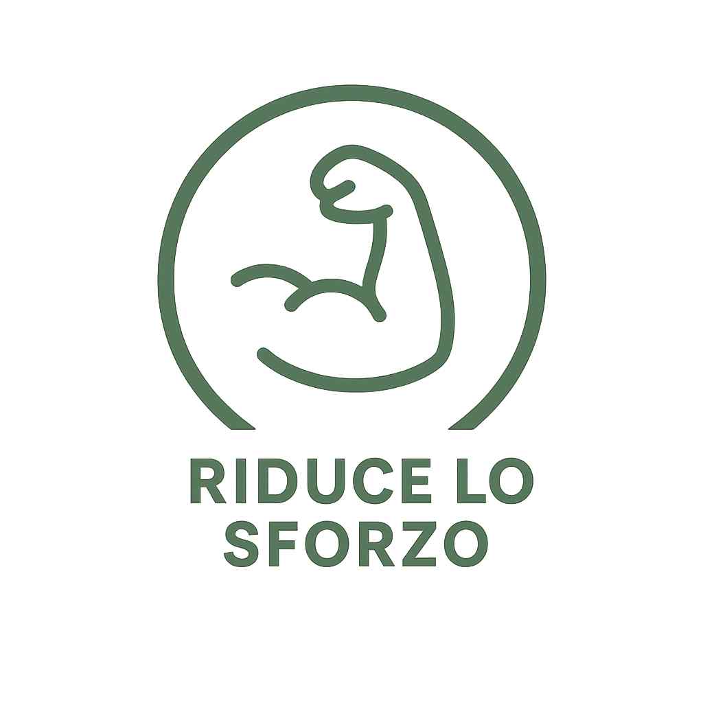 Icona TechOrto che simboleggia la riduzione dello sforzo fisico durante il lavoro in orto e giardino.